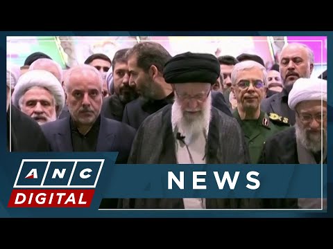 Iran's supreme leader leads funeral service for late pres. Raisi, other chopper crash victims ANC
