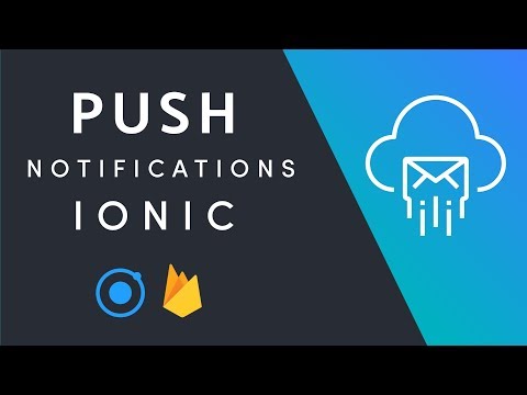 Ionic Native Push Notifications + Firebase Cloud Messaging