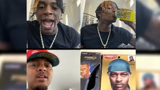 Soulja Boy and Bow Wow take shots at each other brand products &quot; You sell durags I sell lemonade &quot;