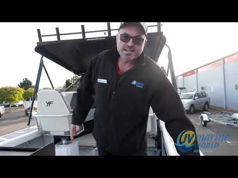 Yellowfin 6500 Folding Hard Top - Walk Through