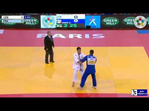 Judo Grand Slam Paris 2013: Nabiev (UZB) - Iddir (FRA) [-90kg] rep