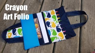 Crayon Coloring Art Folio