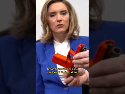 ATF officials show how people can quickly use a 3D printer to make ghost guns #shorts