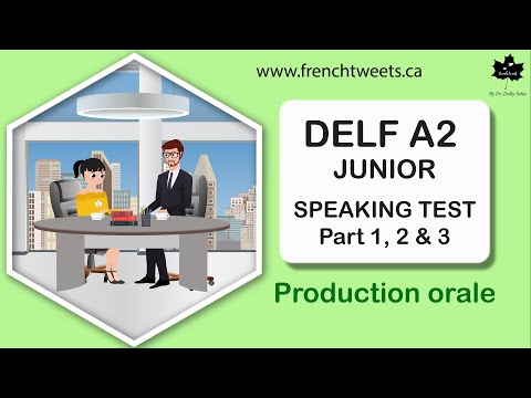 DELF A2 Junior I Speaking Test - Part 1, 2 & 3