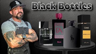 Top 10 Black Bottle Fragrances In My Collection: TAG VIDEO