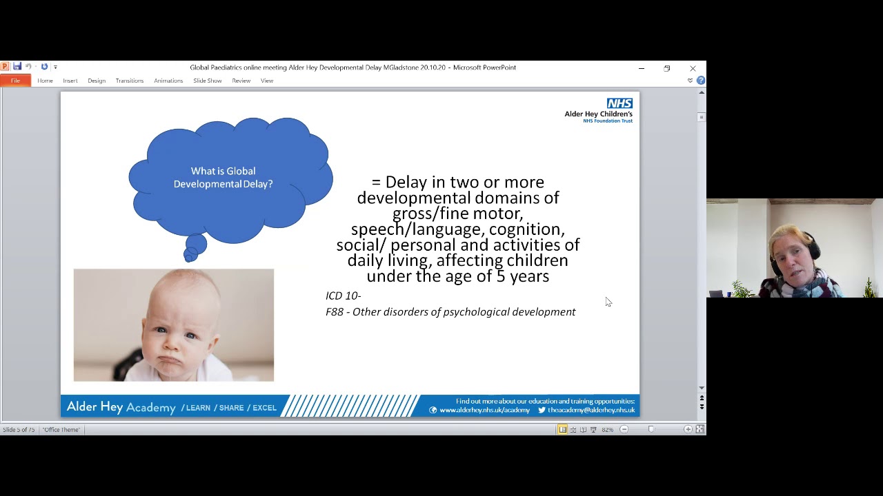 GPLS - Investigating the child with developmental delay
