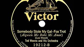 1923 Ted Weems - Somebody Stole My Gal (instrumental)