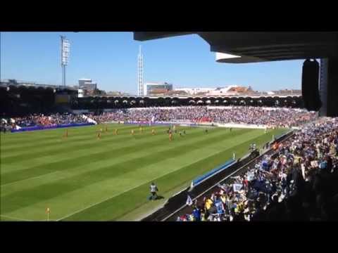 Le joie des supporters de Chaban sur le but de Mariano lors de Bordeaux-Lens (05/04/15)