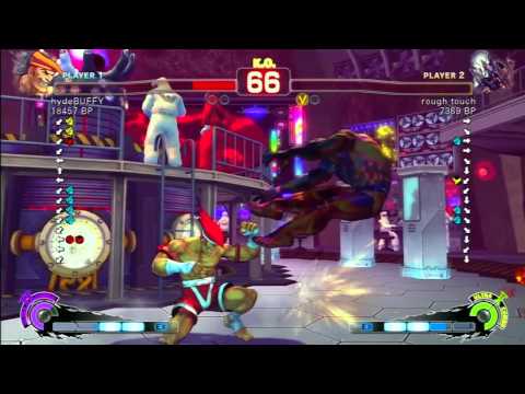SSF4 Rank Match  hydeBUFFY (AD)  vs  rough touch (SE)