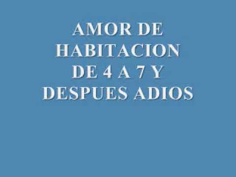 AMOR DE HABITACION LETRA-COVER