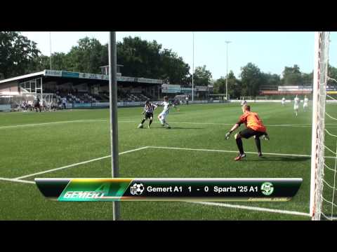 Oefenwedstrijd Gemert A1 - Sparta '25 A1 22-08-15