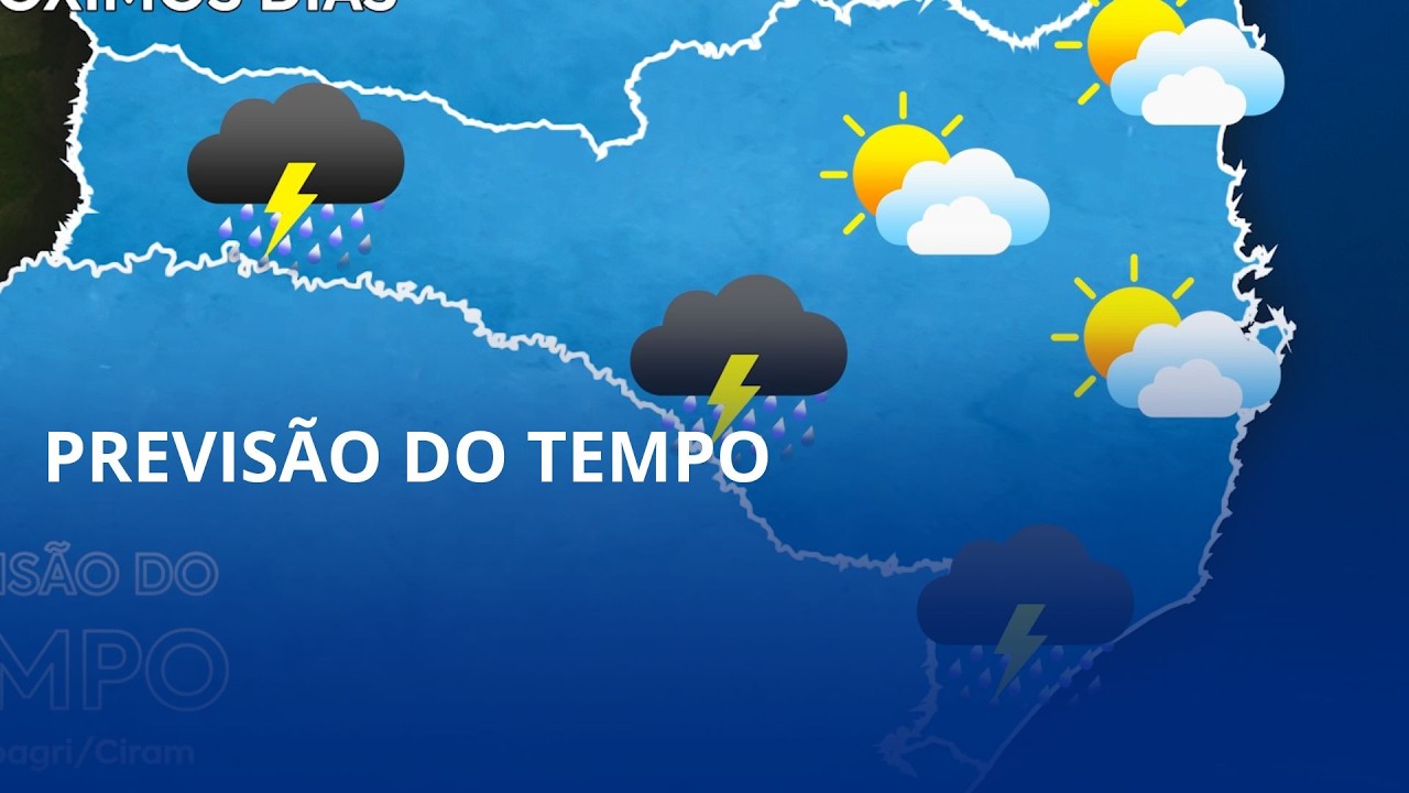 Seguimos com a atuação do sistema de alta pressão que chegou depois da frente fria, até o fim de semana