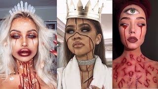 Интересные идеи для макияжа на Хеллоуин - Видео онлайн