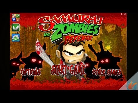 Samurai vs Zombies Defense - iPhone & iPad Gameplay Video