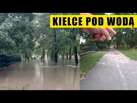Flooded Kielce, or a hydrological guide to the city under water - the flood in Kielce is real