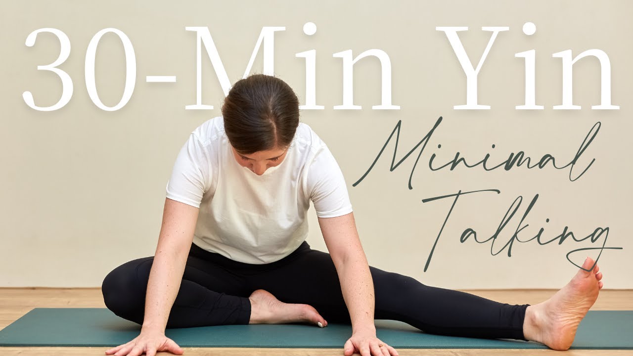 30-Minute Silent Yin Yoga — Yin Yoga class, 33 minutes