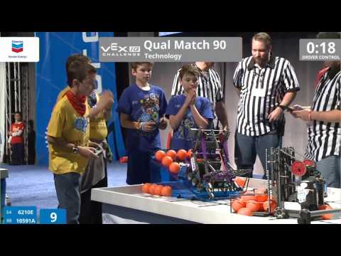 VEX Worlds 2016 - VEXIQ Elementary School - Technology - Qual 90 (6210E 10591A) 85