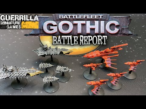 Battlefleet Gothic Battle Report - Eldar Corsairs vs. Iron Warriors