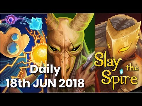 Let's Play Slay the Spire, the daily challenge 18 June 2018 (No commentary)