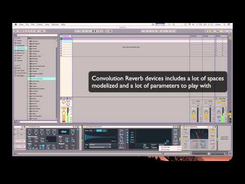 Ableton Live 9 beta (Making music with Convolution Reverb)