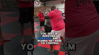 Coach Britt demonstrating the 360 defense technique in our Krav Maga class.  #lasvegascombatacademy