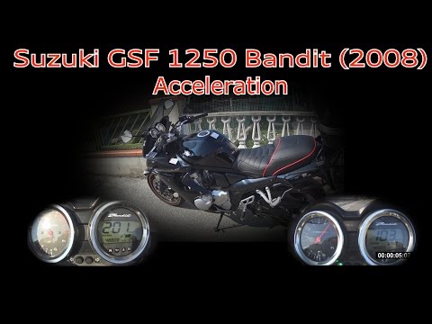 Suzuki GSF 1250 Bandit (2008) Acceleration | 0-190 120-200 | Prod. by Andrea Galvani