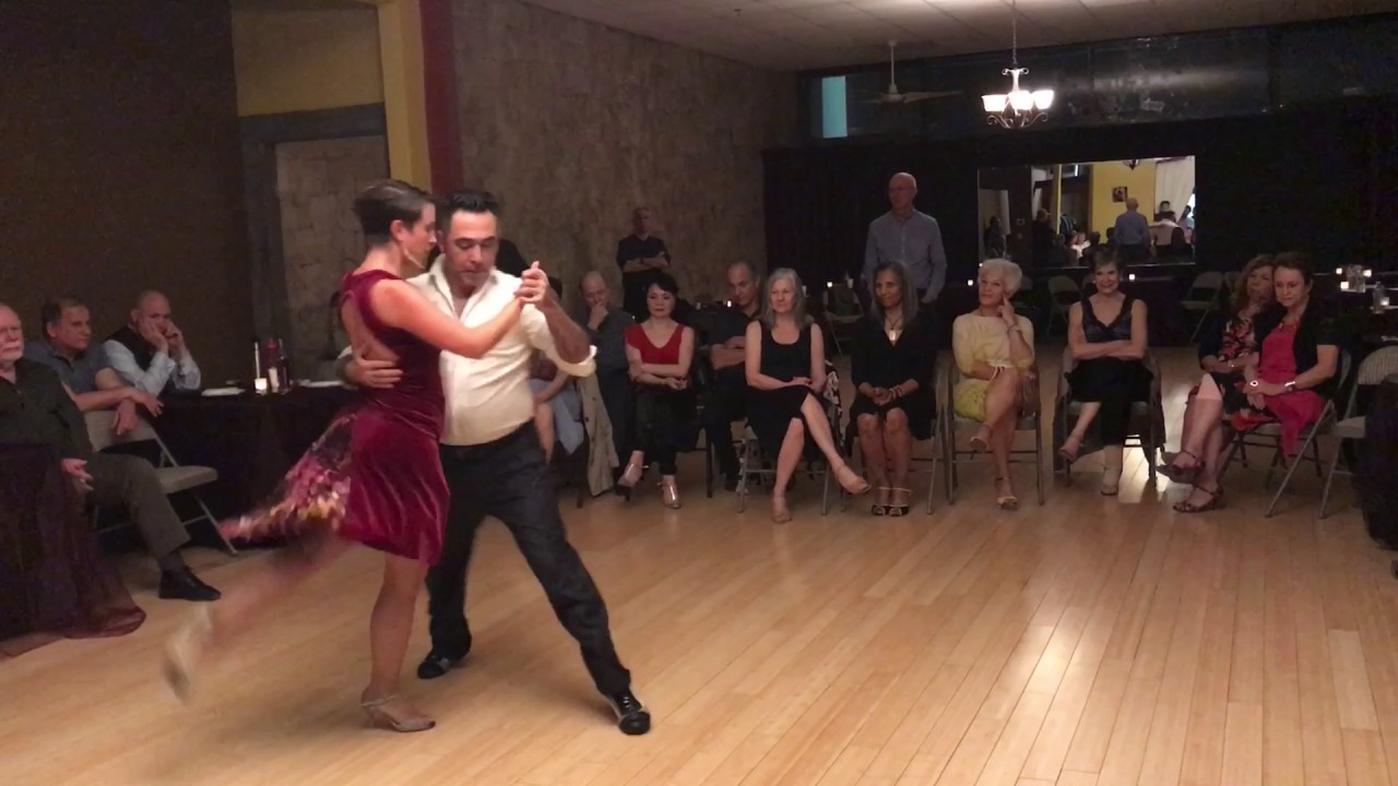 Alejandro Larenas and Marisol Morales performing at Milonga El Yeite in Rockville, MD (2/4)