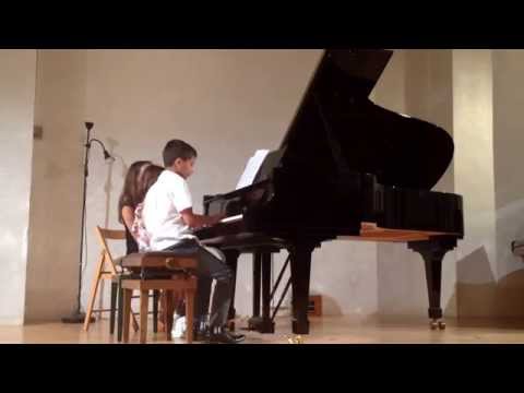 Interlude from Carmen by Bizet - Piano Duet by Daniel and Naama Levy