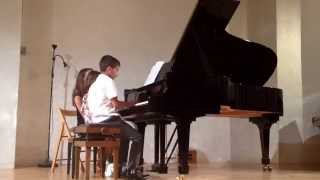 Interlude from Carmen by Bizet - Piano Duet by Daniel and Naama Levy