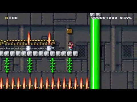 Bowser's last stand part 2 by John 2 - Super Mario Maker - No Commentary 1AE