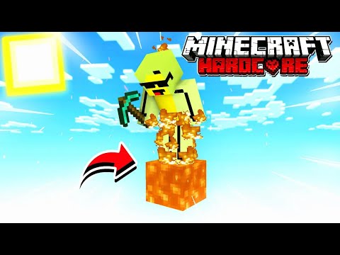 The Ultimate Challenge: Solo Minecraft with 1 Lava Block!