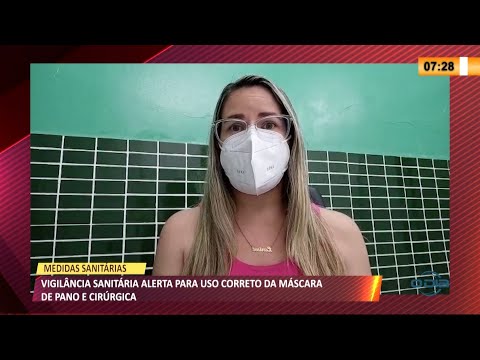 Vigilância Sanitária faz apelo para que pessoas usem máscaras ao andar no Centro 26 04 2021