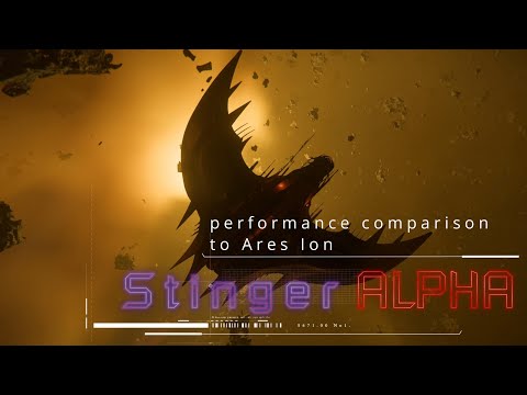 Star Citizen | Stinger ALPHA: comparison to Ares Ion. ERT mission check