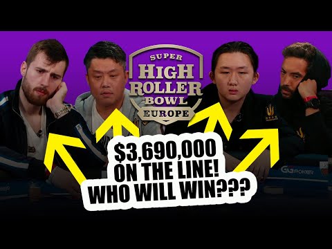 Super High Roller Bowl Europe 2021 Final Table Highlights