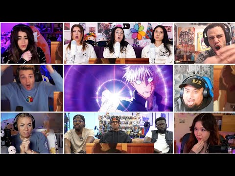 Hollow Technique: Purple! Gojo vs Toji - Reaction Mashup | Jujutsu Kaisen Season 2 Episode 4