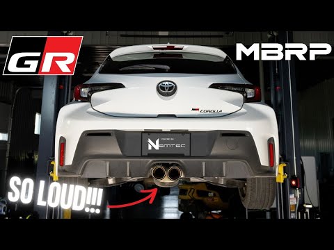 GR Corolla Center Exit Exhaust! (MBRP) Gymkana GRID Corolla