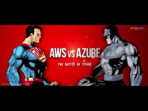 AWS vs Azure The Battle Of The Titans | AWS vs Azure Comparison | Azure vs AWS | Simplilearn