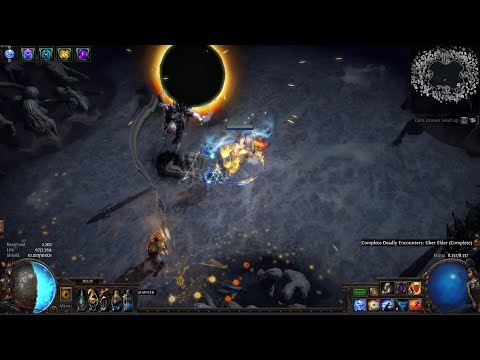 Path of Exile Siege of the Atlas |Mana Based Storm Brand Hierophant (Uber Elder)PoE 3.17 Archnemesis