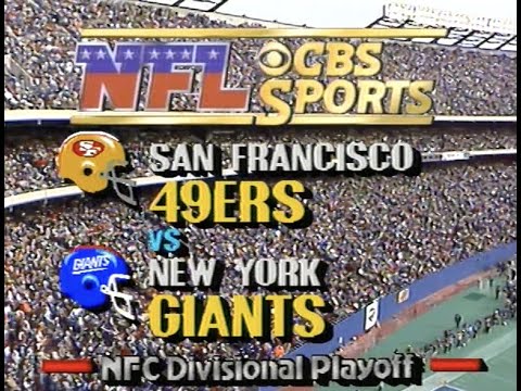 1986 NFC Divisional Playoff - 49ers vs. Giants HD