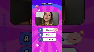 QUAL A IDADE DOS ARTISTAS#idade  #artistas  #quiz  #foruyou  #videoviral
