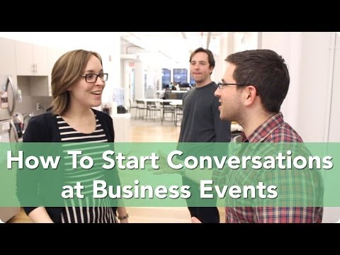 【商用英文】如何在商業情境開始一個成功的對話！ (How To Start Conversations at Business Events)