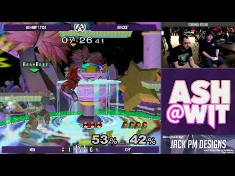 Moy (Captain Falcon) vs Joey (Ganondorf) - ASH@WIT #134 Melee Winner's Bracket