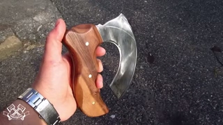 Daire Testereden Balta Yapımı - Making a viking style battle axe