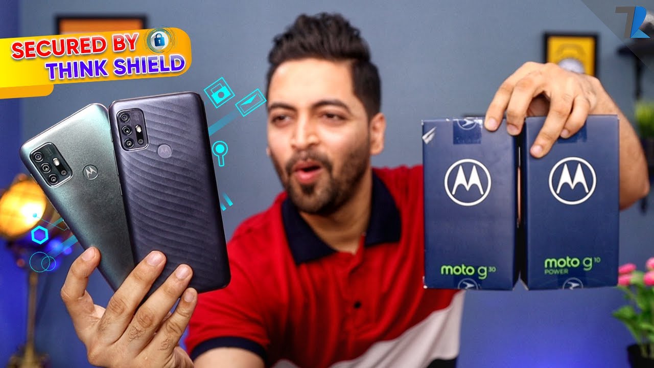 Moto G10 Power & G30 - Unboxing & Hands On | 90Hz Display | 6000 mAh | 64MP | 20W Turbo Charging