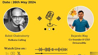 YouTube thumbnail for Hello Kolkata! | Ep. #21 | ft. Rajarshi Nag - Co-founder & CEO, Drivers4Me