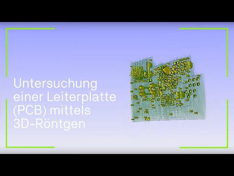 Institut für Materialanalyse: Untersuchung einer Leiterplatte (PCB) mittels 3D-Röntgen