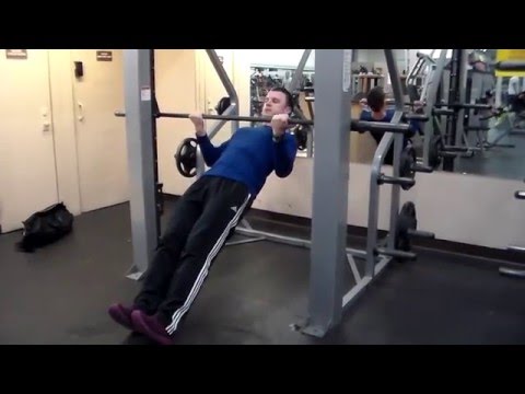 Joseph Brigley Exercise Index: Underhand Grip Inverted Row