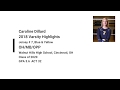 Caroline Dillard WHHS Varsity Highlights 2018 Season