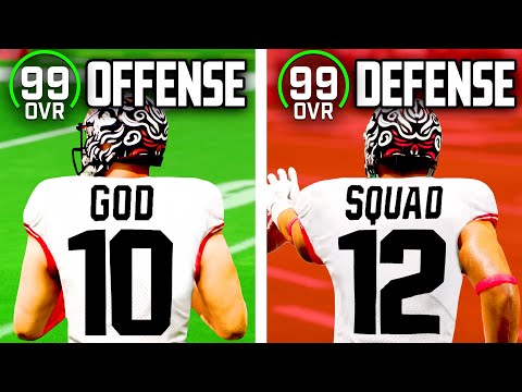 I made the FIRST 99 OVR team in College Football