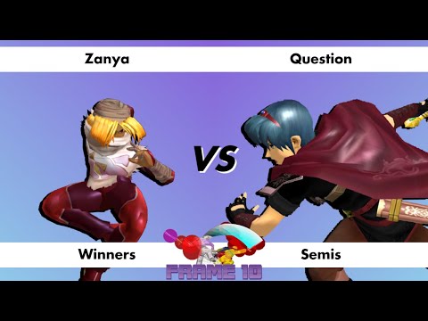 Frame 10 Melee Singles | Zanya vs Question | Winners Semis